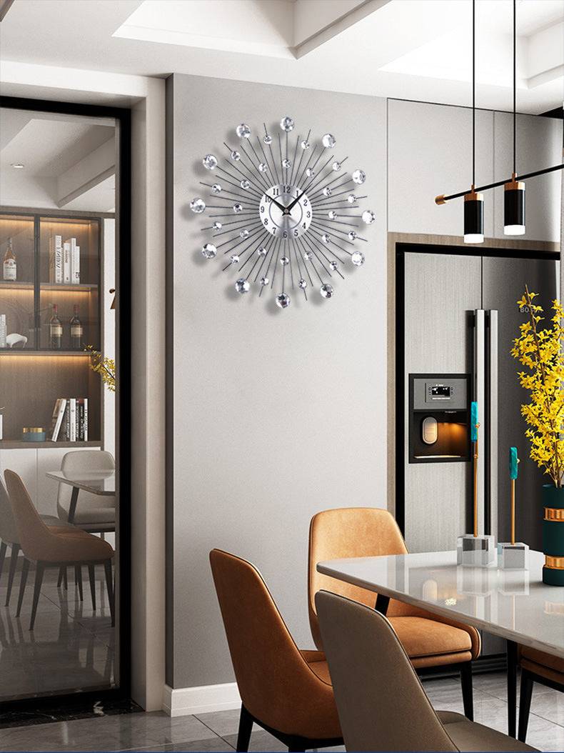Living Room Decoration Clock Simple Wall Clock Art Electronic Clock